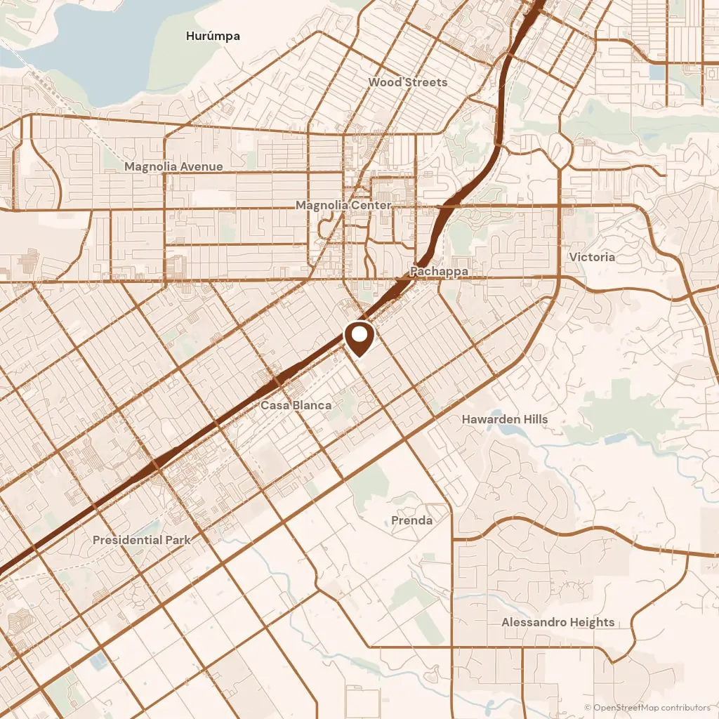 Map showing Ironline Riverside Concrete in Riverside
